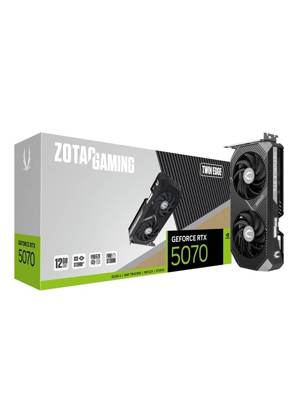 ZOTAC GeForce RTX 5070 Twin Edge 12 Gt -näytönohjain