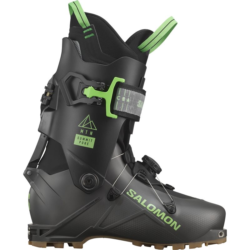 Salomon Mtn Summit Pure Anthracite/Black/Pastel Neon Green - 28/28.5