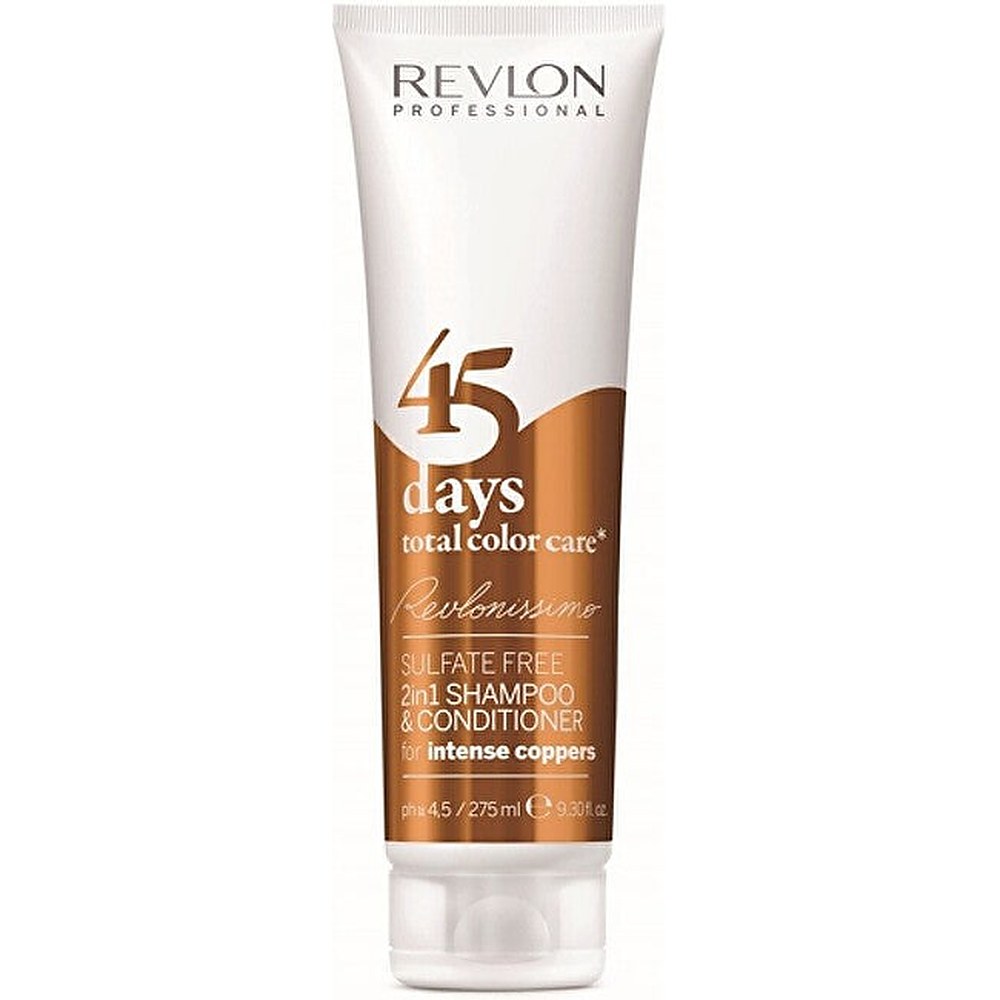 Shampoo ja hoitoaine kuparin intensiivisille värisävyille 45 päivän kokonaishoito (Shampoo & Conditioner Intense Coppers) 275 ml