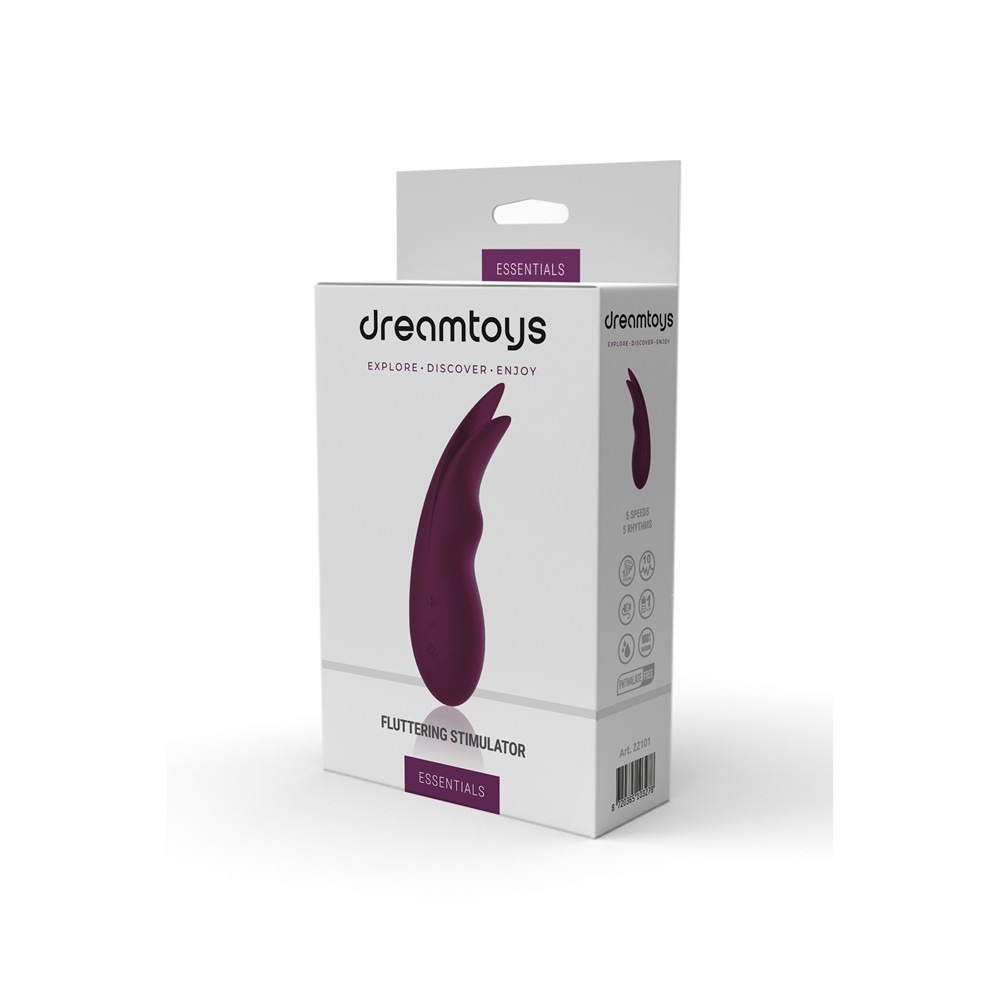 Dream Toys Essentials Fluttering klitorisstimulaattori, violetti