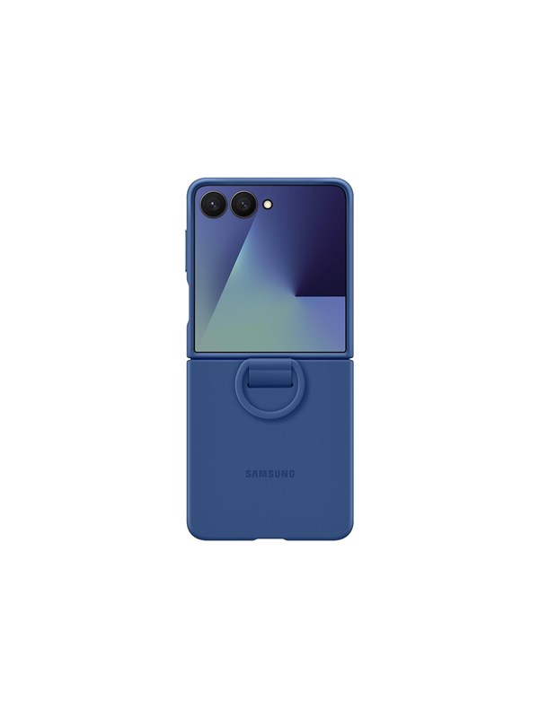 Samsung Galaxy Z Flip7 Ring Case -suojakuori, Laivastonsininen