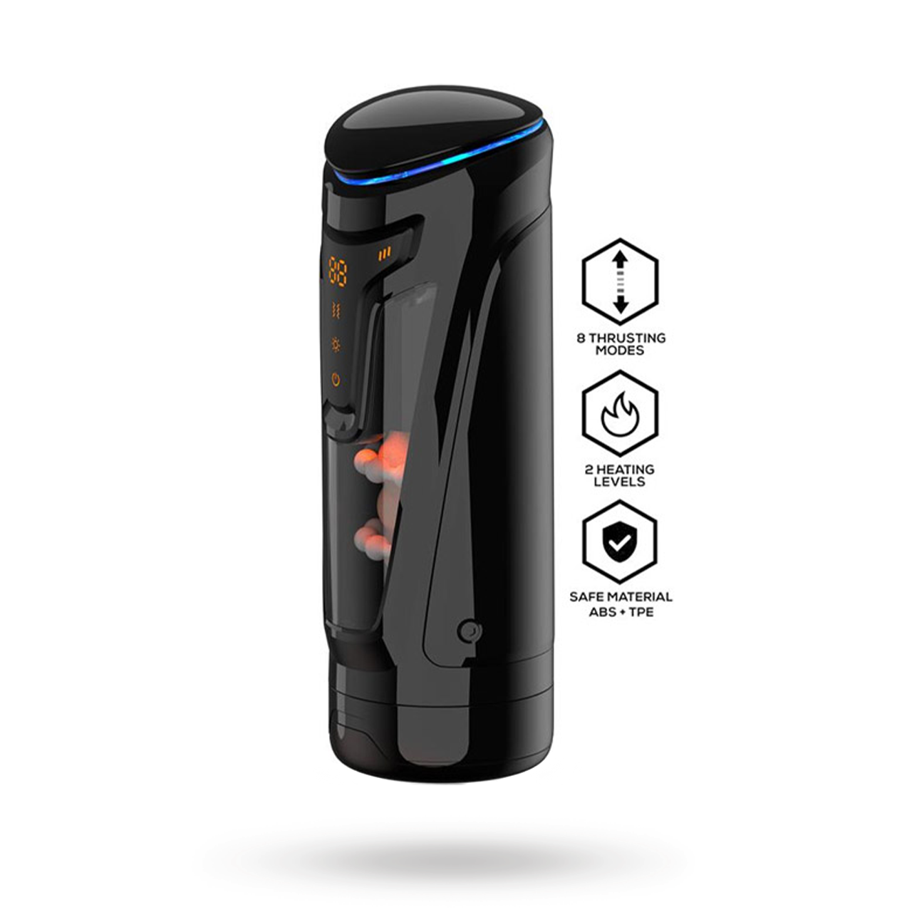 Conor Masturbator With Thrusting, Vibration & Heat Automaattinen masturbaattori