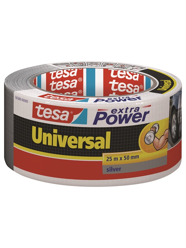 tesa Duct Tape extra Teho Universal 25m x 50mm Harmaa