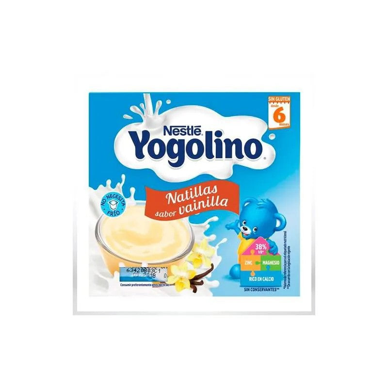 Nestle Iogolino Custard kekseille 100gx4kpl