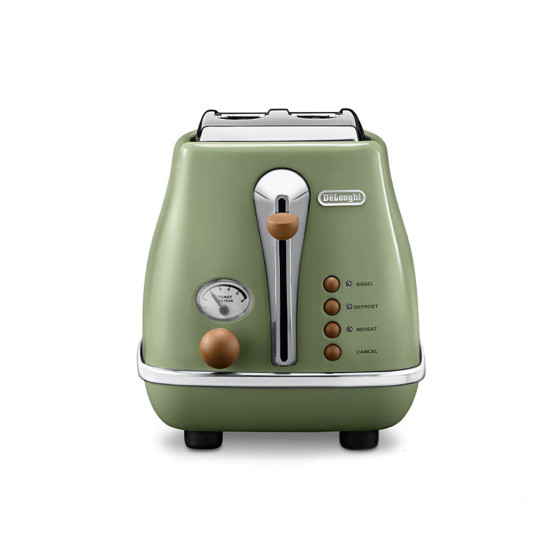 De’Longhi 2103.GR, 2 viipale(i)ta, Vihreä, Ruostumaton teräs, 900 W, 220 - 240 V, 50 - 60 Hz