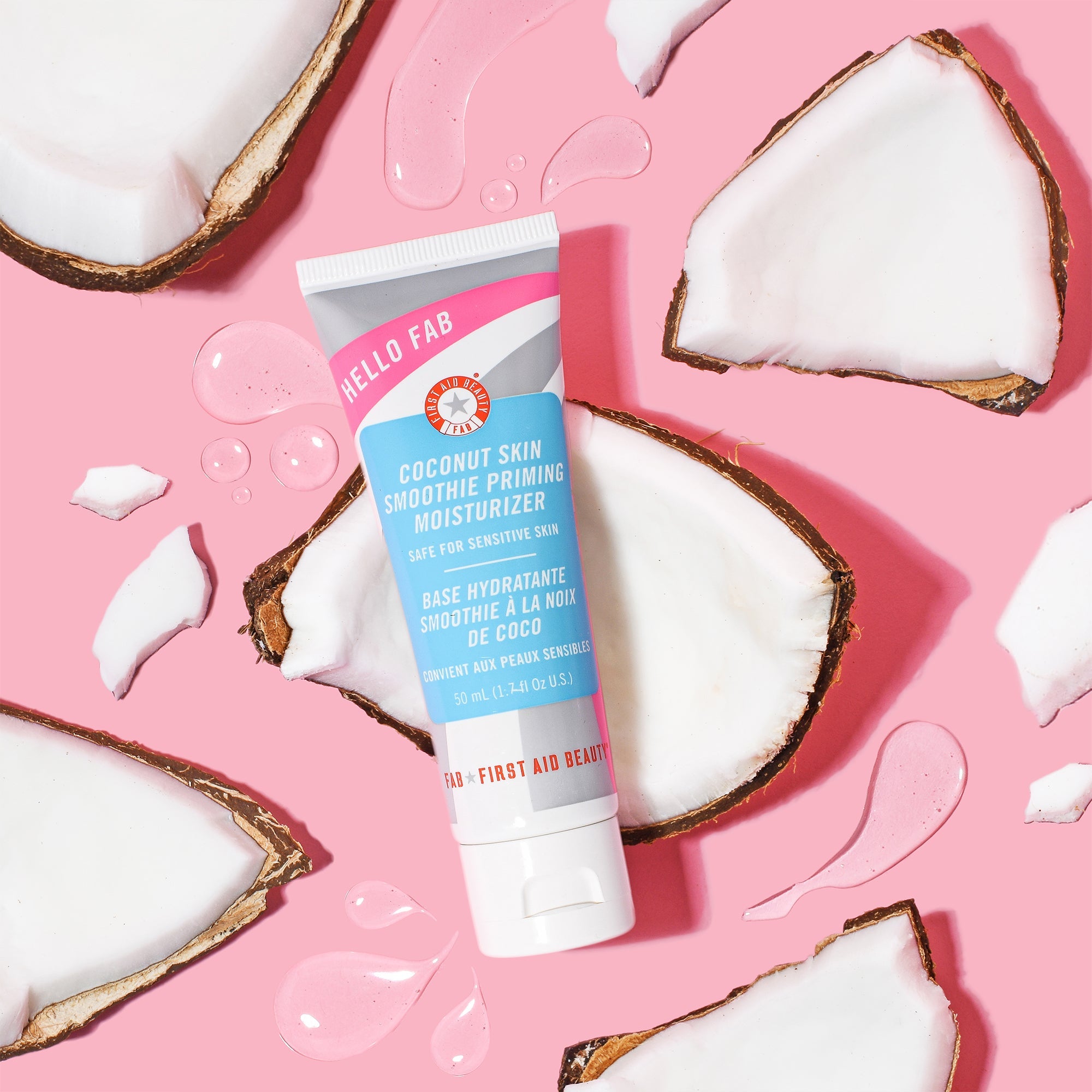 First Aid Beauty Hello Fab 2 in 1 kosteuttava meikkivoidepohjustusvoide 50ml