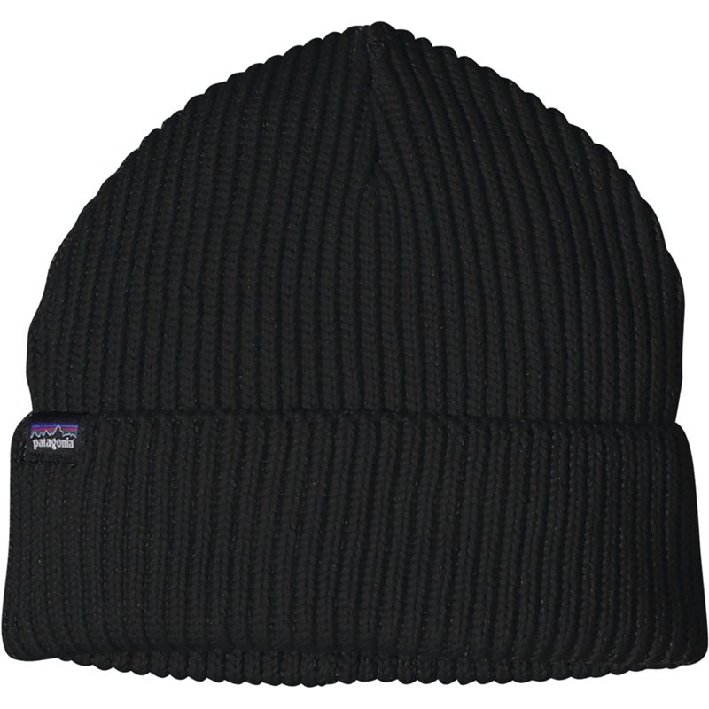 Patagonia Fishermans Rolled Beanie Black - NoSize