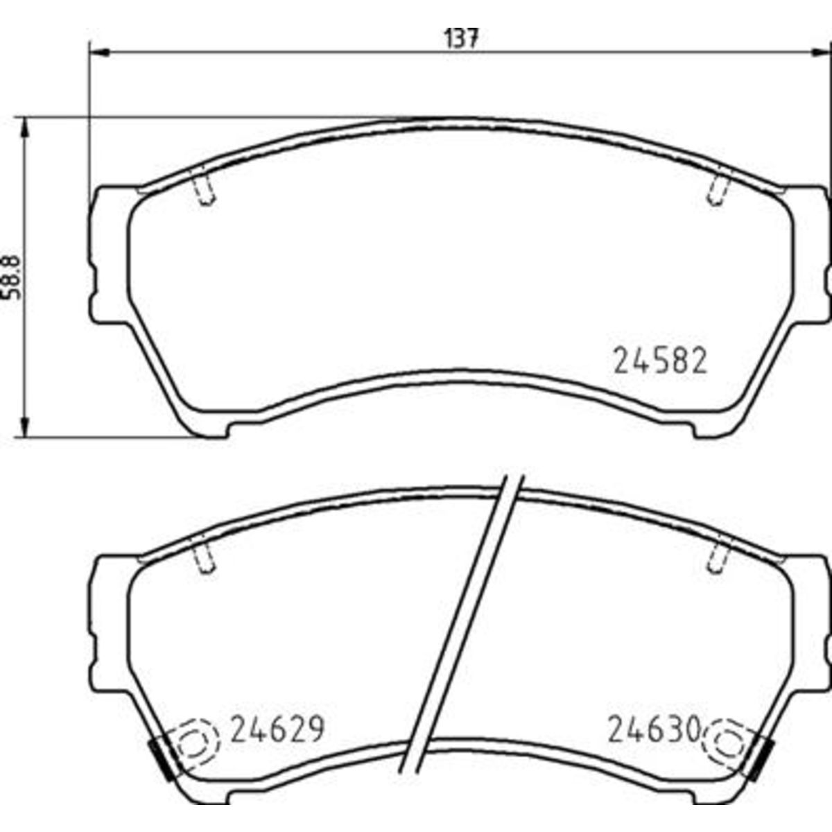 Jarrupalat, levyjarru BREMBO P 49 060