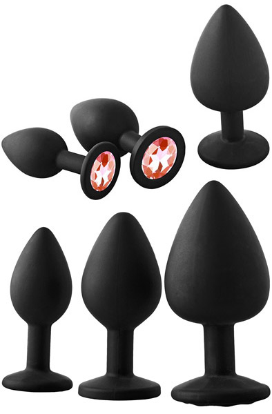 Fantasstic Anal Training Kit Red Stone Anaalitappi setti