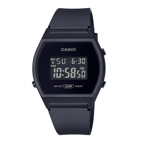 Casio Vintage LW-204-1BEF Unisex Digitaalikello - Musta