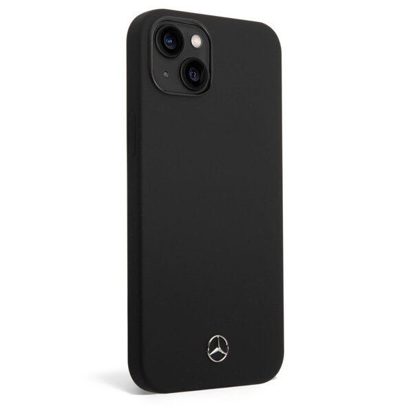 Mercedes Silicone Line Case for iPhone 14 Plus - Black
