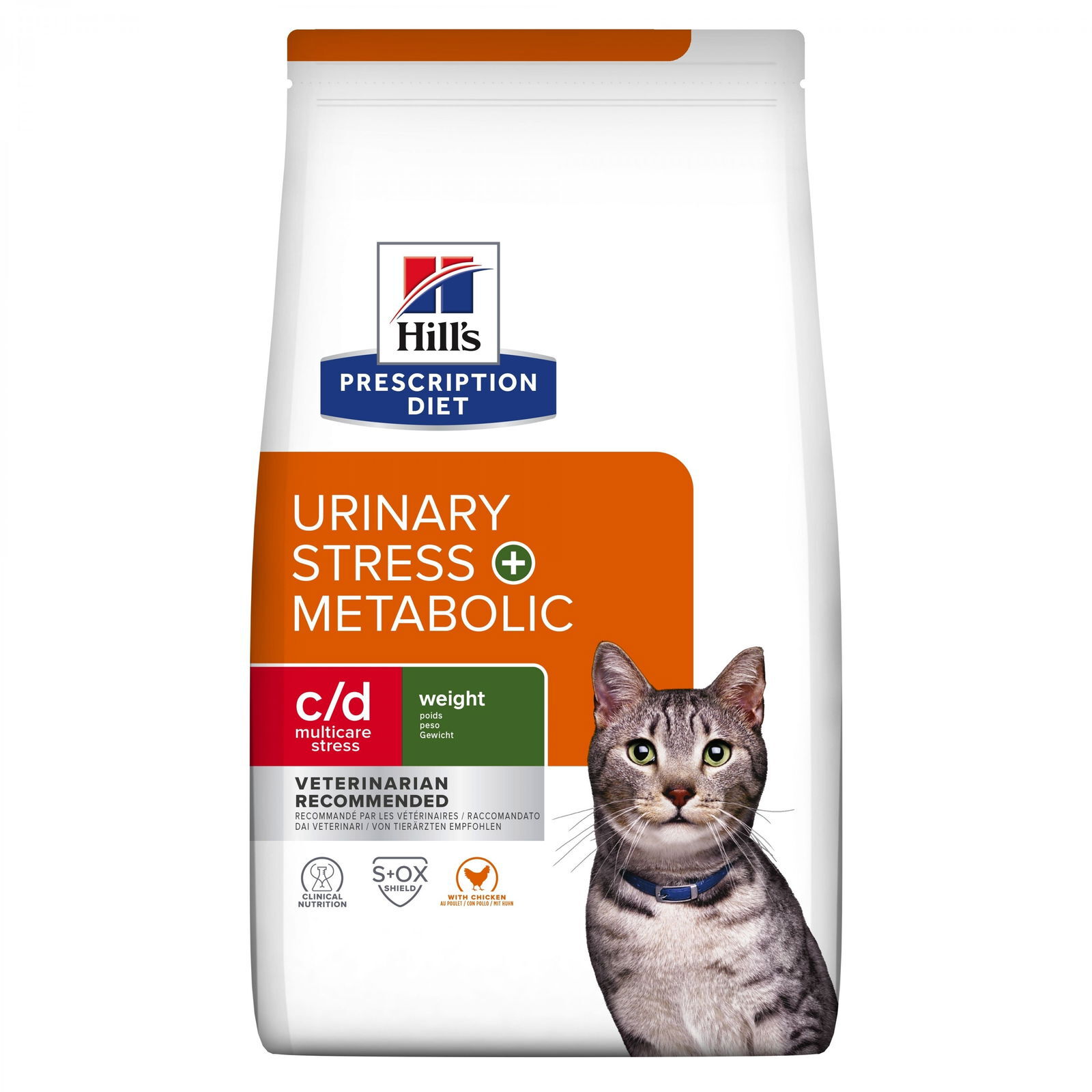 Hill's Prescription Diet Feline Urinary Stress + Metabolic c/d - Dry cat food - 1.5 kg