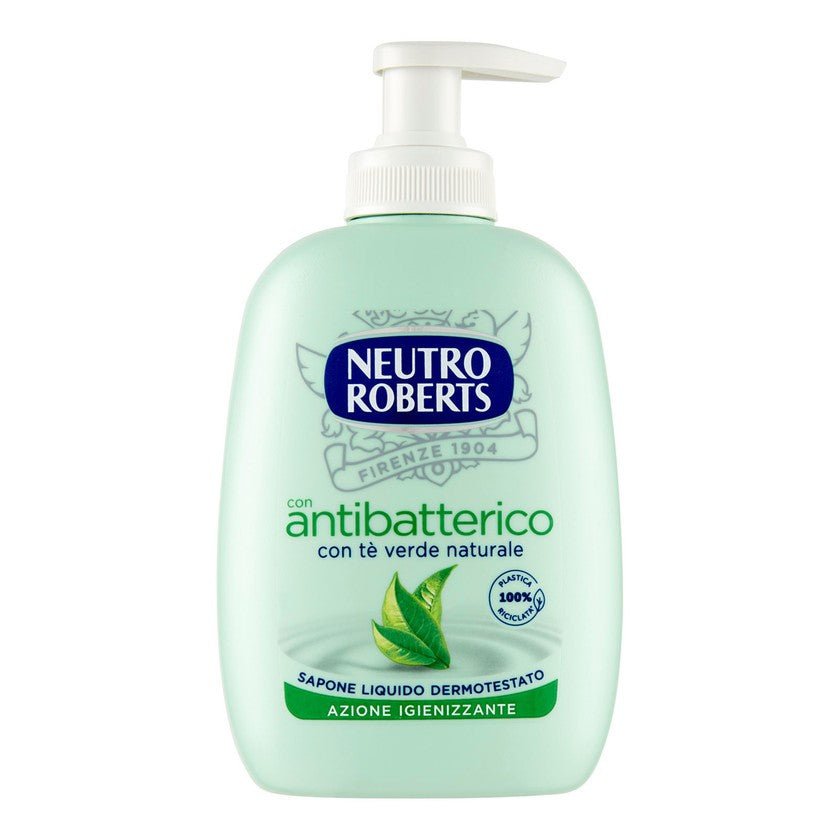 Neutro Roberts Nestesaippua antibakteerisella vihreä tee -hygieeninen vaikutus annostelija 200 ml