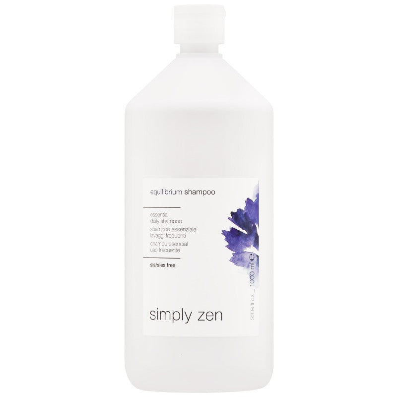 Simply Zen, Equilibrium, hiusshampoo, puhdistukseen, 1000 ml