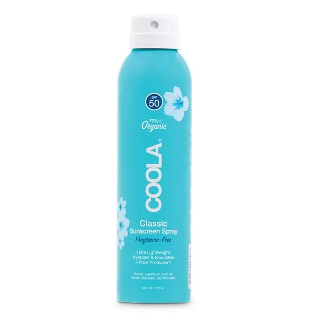 Coola Classic Organic Spray Sun Cream Spf50 ilman hajustetta 177 ml