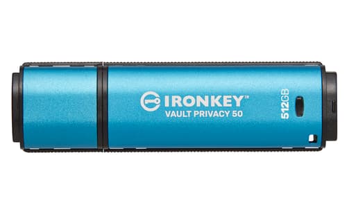 Kingston 512GB IronKey Vault Privacy 50 AES-256 Encrypted, FIPS 197