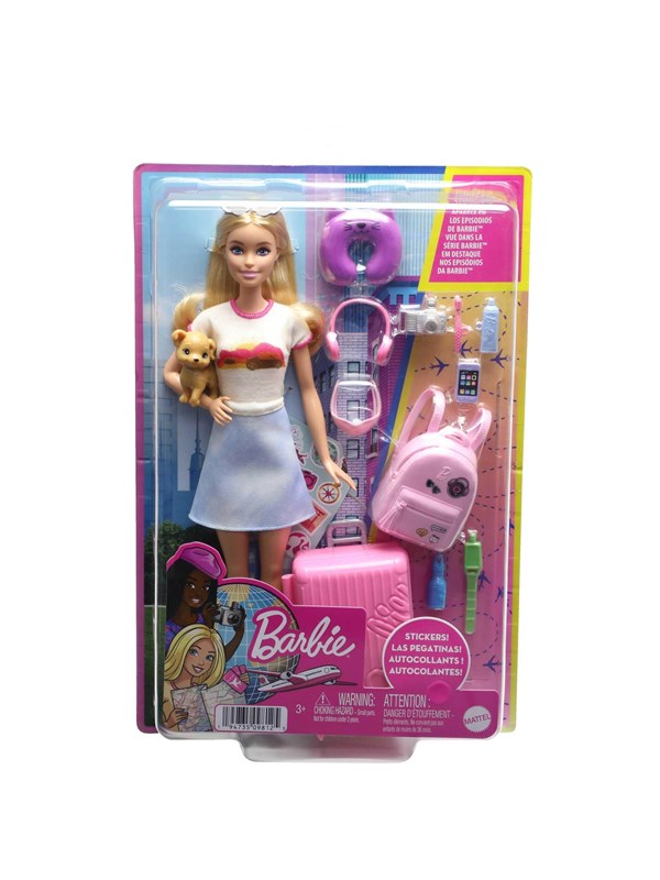 Barbie Matkailun setti pennun kanssa