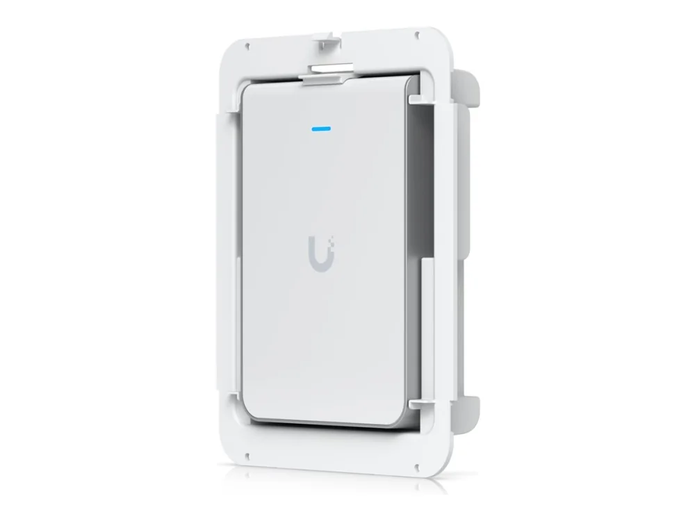 Ubiquiti UniFi U7 Pro Wall Paintable Flush Mount - Langattoman tukiaseman asennuskotelo, Valkoinen