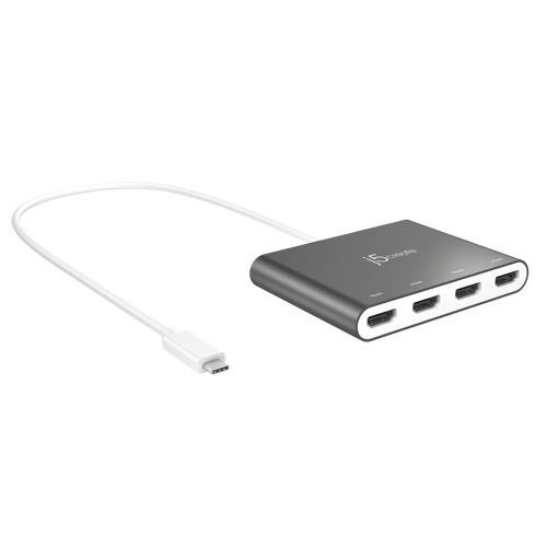 j5create USB-C to 4-Port HDMI Multi Monitor Adapter