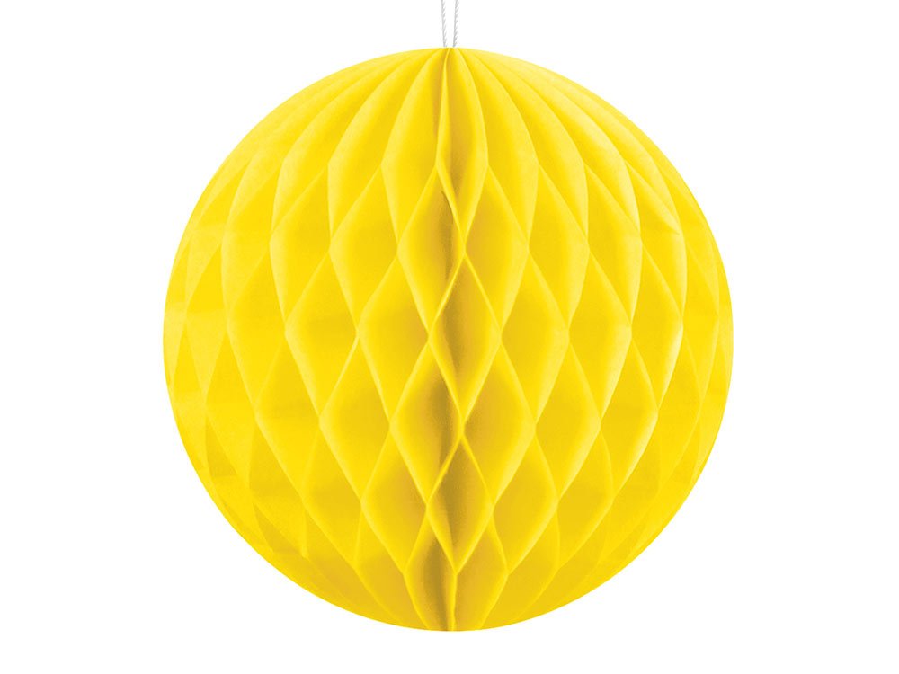 Honeycombs Keltainen Riippukoriste - 10 cm