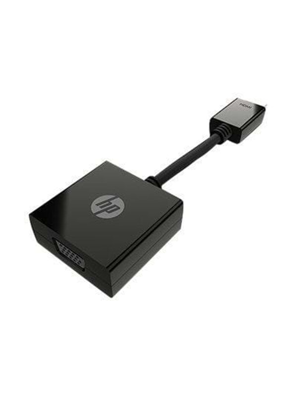 Hp Hdmi To Vga Display Adapter 0.045m Hdmi Vga Musta