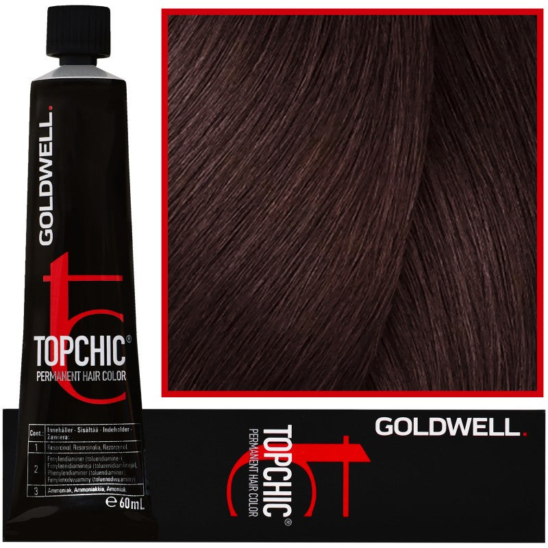 Hiusväri Goldwell Topchic 60ml 5-NN Erittäin Voimakas Vaalea Ruskea Luonnollinen