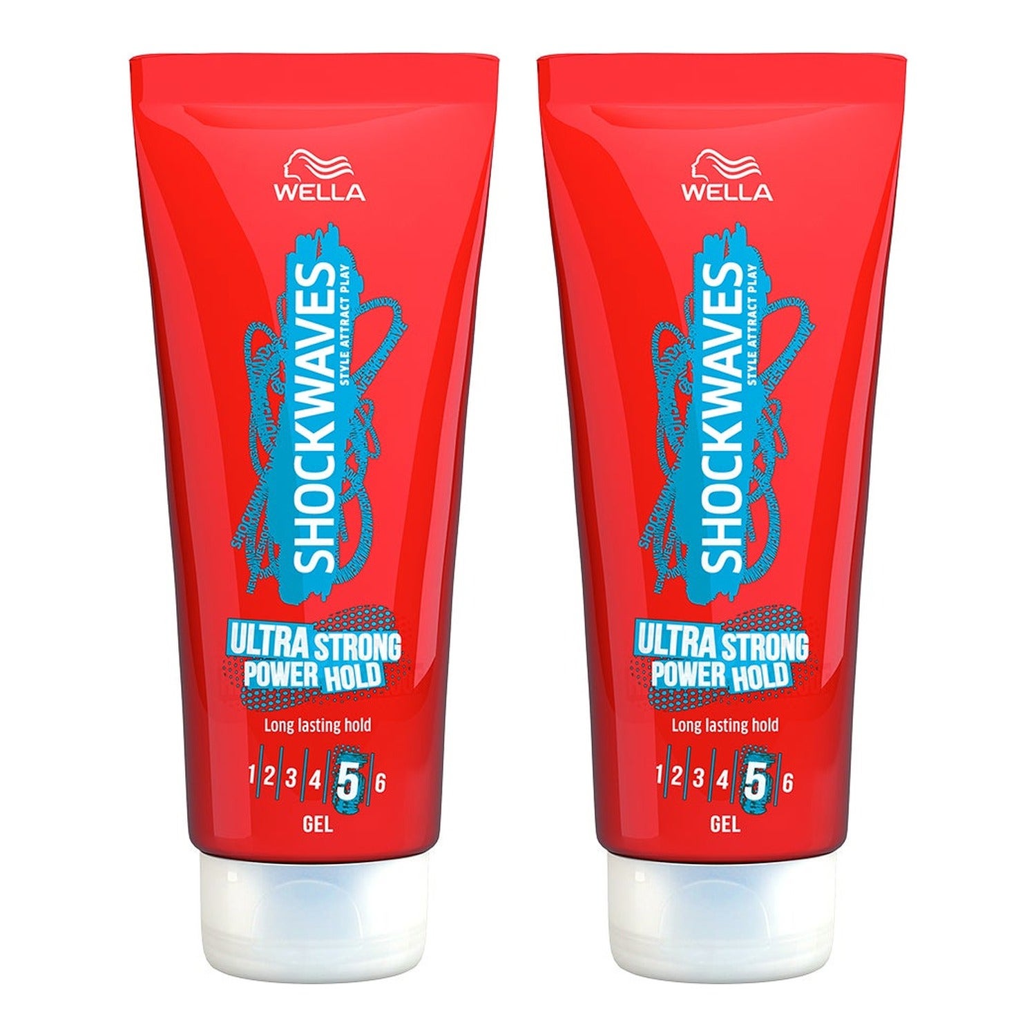 Wella Styling Wellashockwaves Ultra Strong Hold Gel Duo