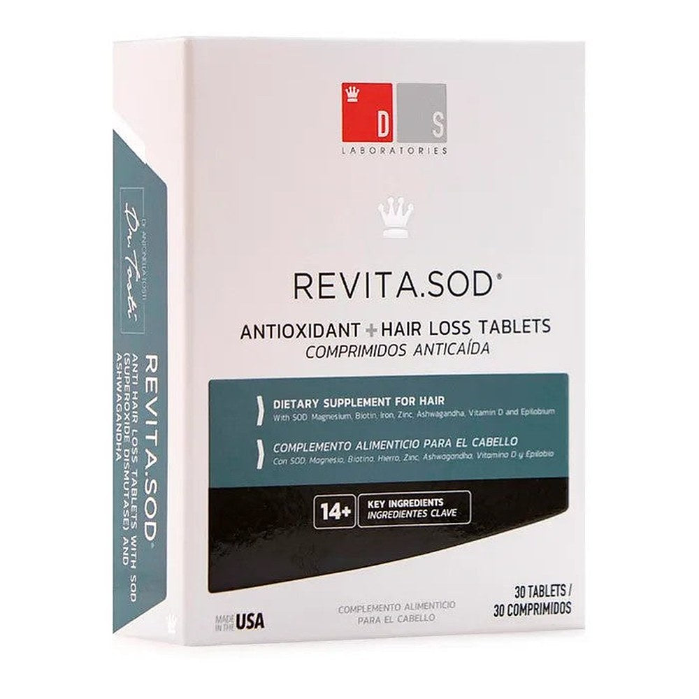 Ds laboratories Revita.SOD stressiin liittyvät hiustenlähtötabletit