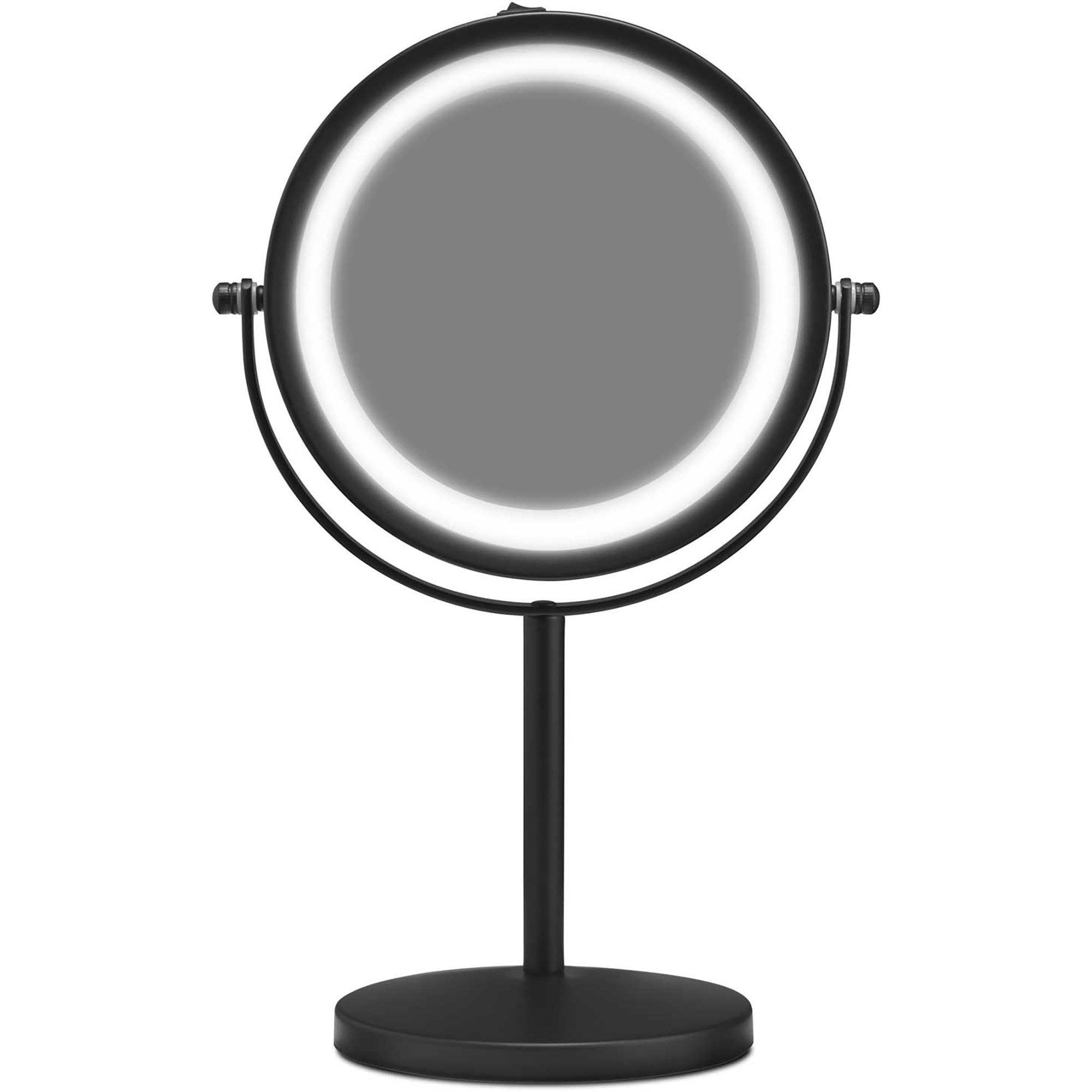 Gillian Jones Table Mirror With Led Light & X10 Magnification Black