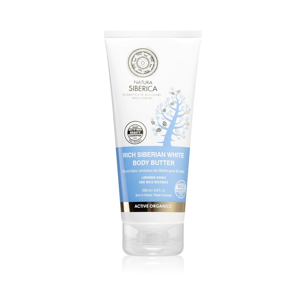 Natura Siberica Active Organics selluliittia estävä vartalovoi 200 ml
