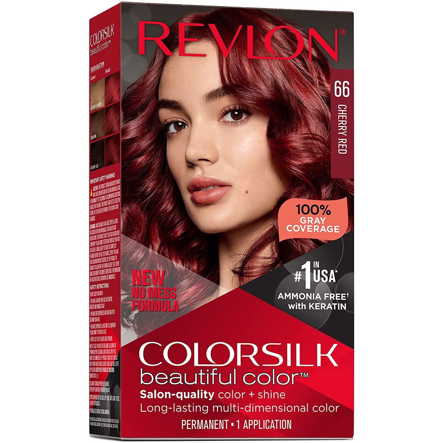 Revlon Colorsilk 66 Rosso ciliegia 130 ml — Tintura capelli permanente