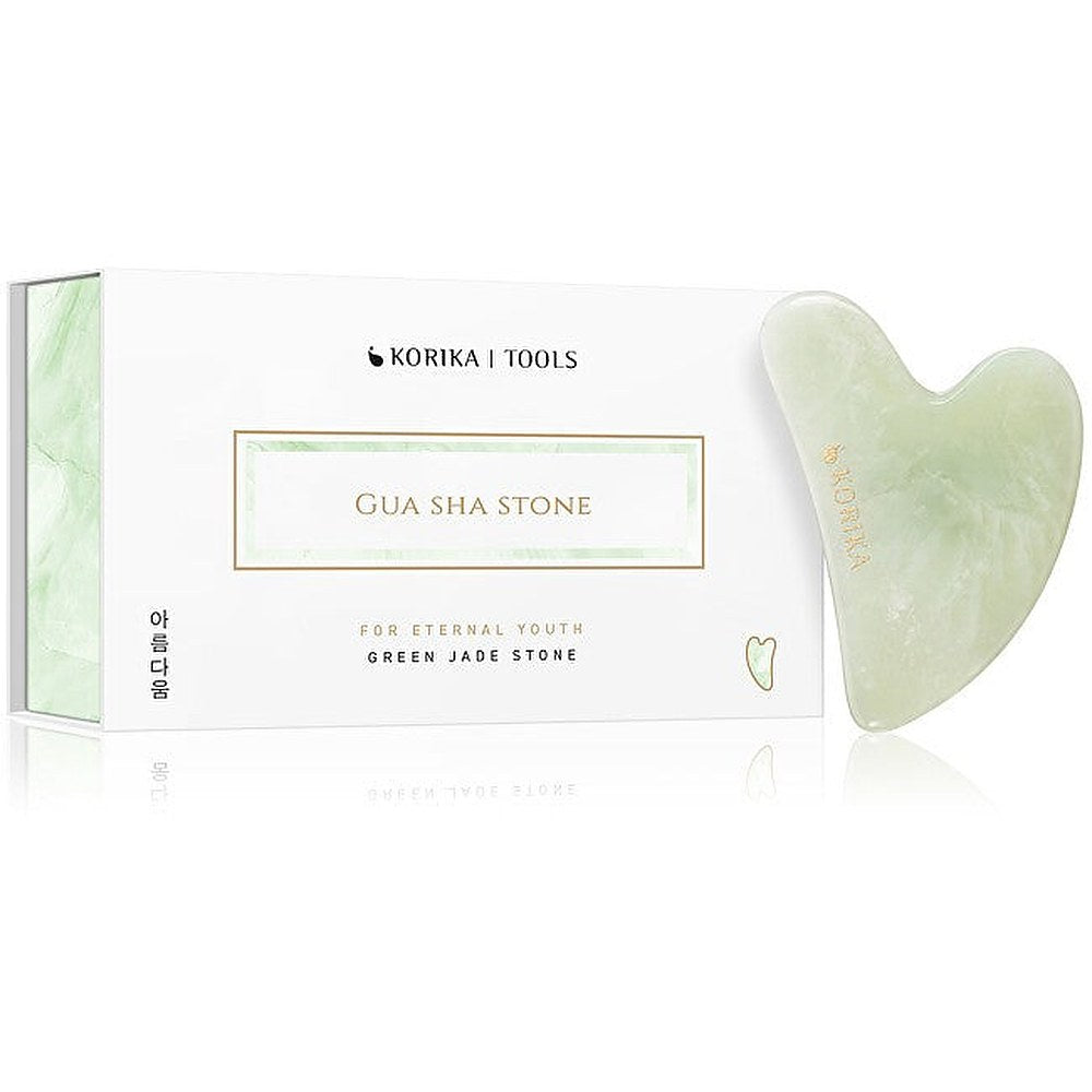 KORIKA Työkalut Gua Sha Vihreä Jade Stone -kasvohierontatyökalut