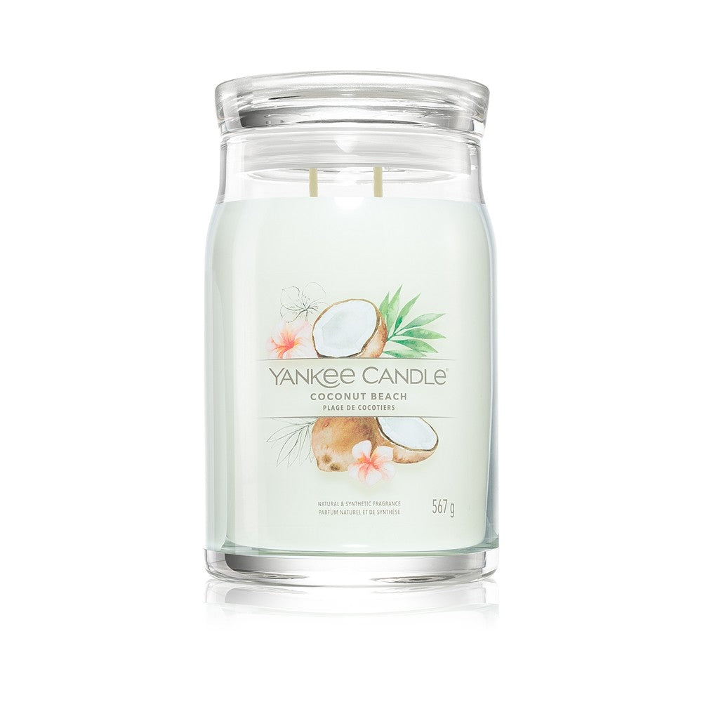 Yankee Candle Coconut Beach kynttilä Signature (Coconut Beach) - 567 g