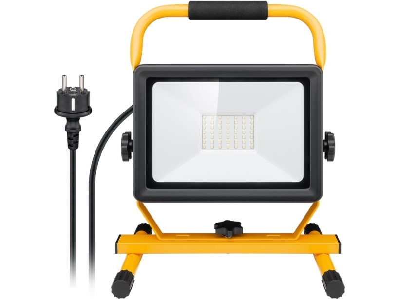 Pro LED-työvalo jalustalla 50 W musta-keltainen 1,5.