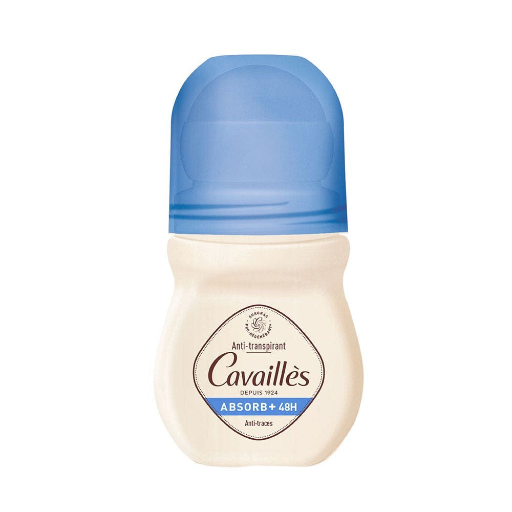Cavaillès - Absorb+ 48H - Ei jälkiä - Roll-On Deodorantti 50 ml