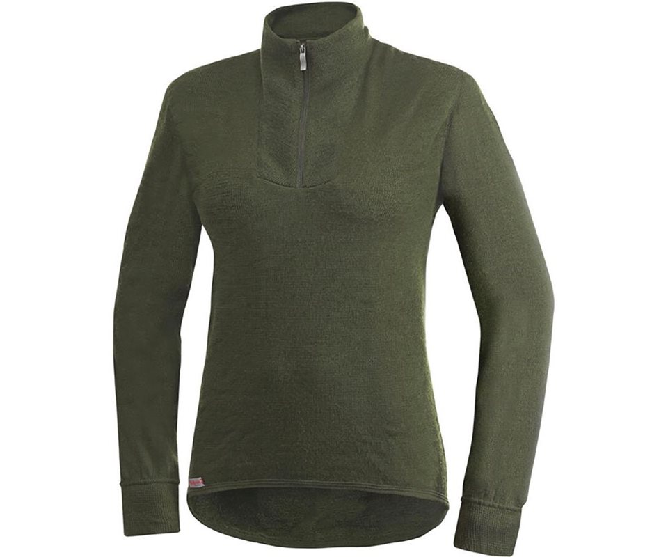 Woolpower Zip Turtleneck 200 Pine Green - S