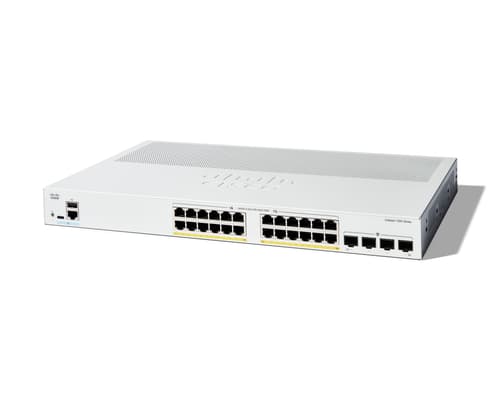 Cisco Catalyst 1200 C1200-24P-4G - Hallittava kytkin, Valkoinen