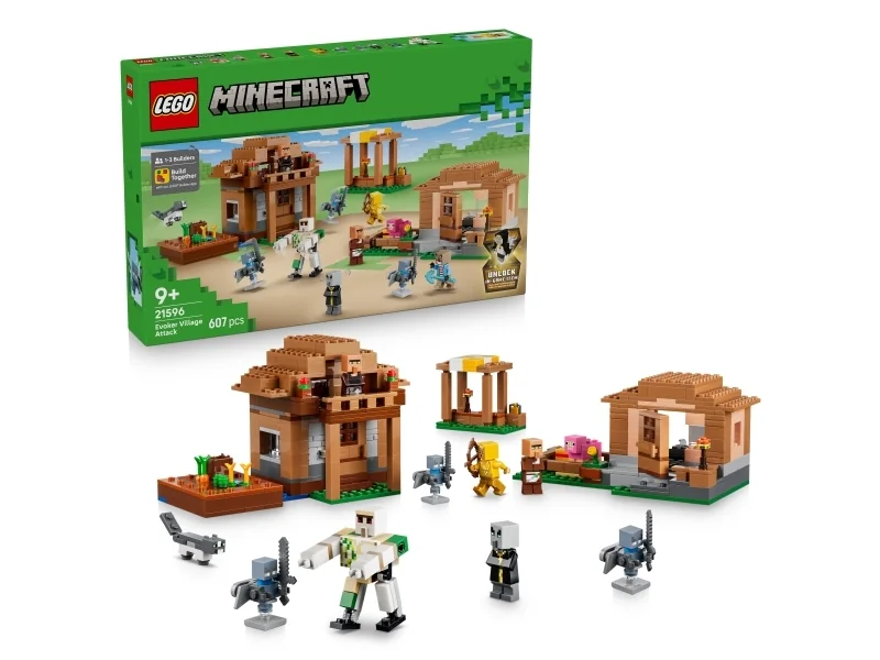 Hyökkäys kutsuilijakylään LEGO® Minecraft® (21596)