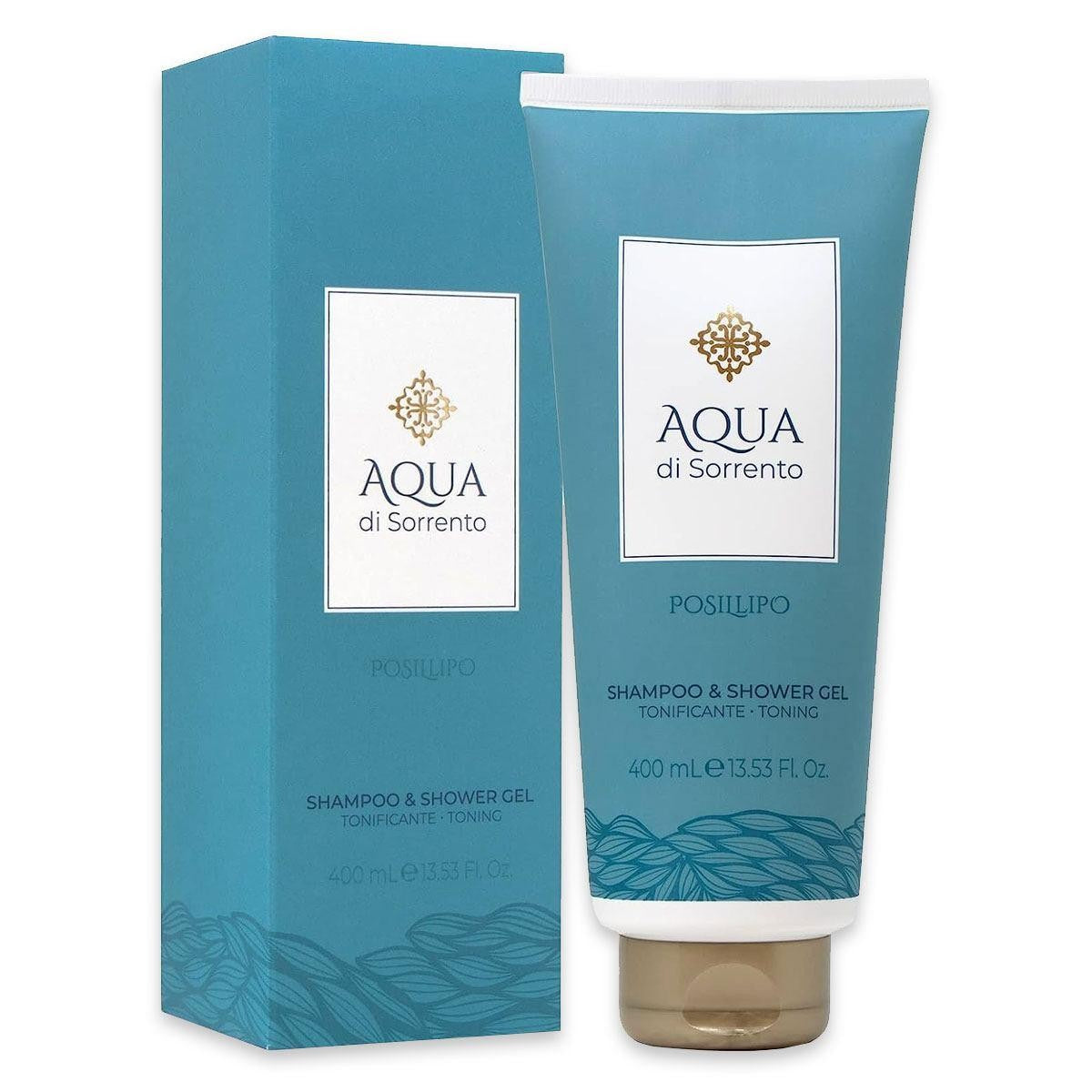 Aqua di sorrento Posillipo Shampoo & Gel Doccia Tonificante 400 ml — Shampoo e gel doccia