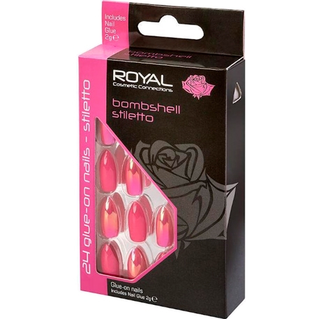 Royal Tekokynnet Bombshell Stiletto - 24 kpl.