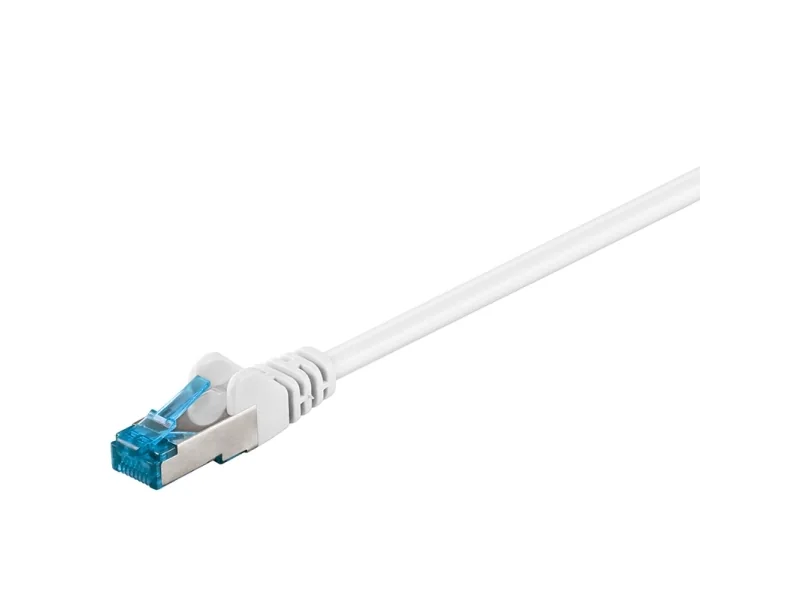 Goobay 94160, 20 m, Cat6a, S/FTP (S-STP), RJ-45, RJ-45, Valkoinen