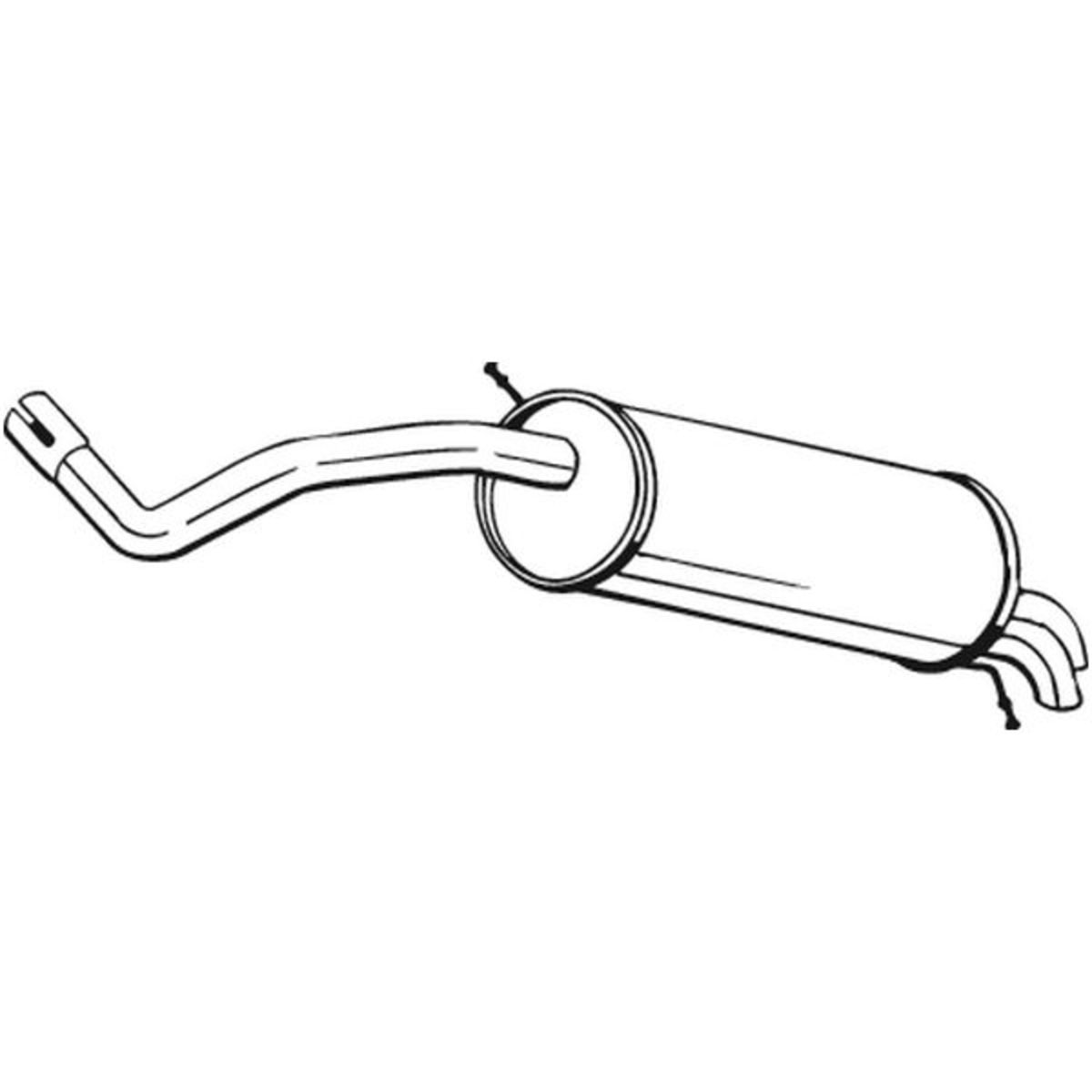 Takaäänenvaimentaja BOSAL 279-537