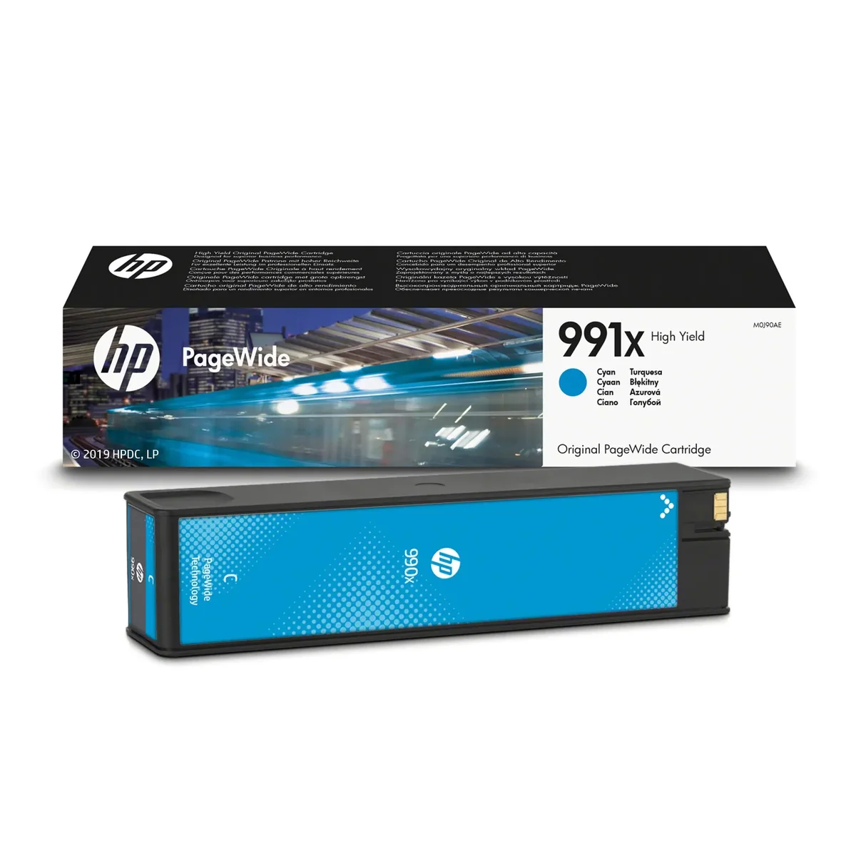 HP 991X alkuperäinen riittoisa syaani PageWide -patruuna, Korkea, Syaani, Väriainepohjainen muste, 1 kpl, 16000 sivua, Kertapakkaus