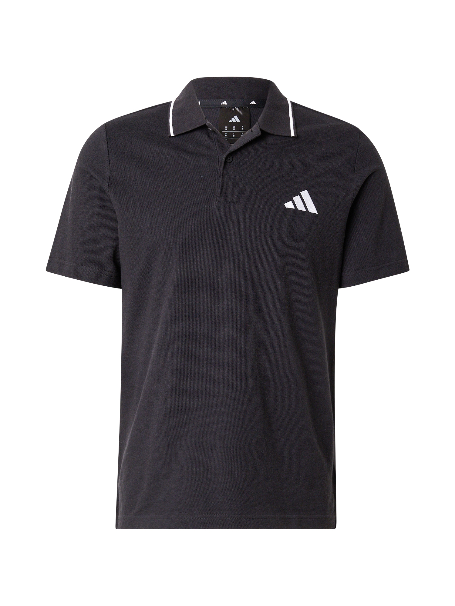 ADIDAS SPORTSWEAR Toiminnallinen paita 'Essentials'  musta / valkoinen
