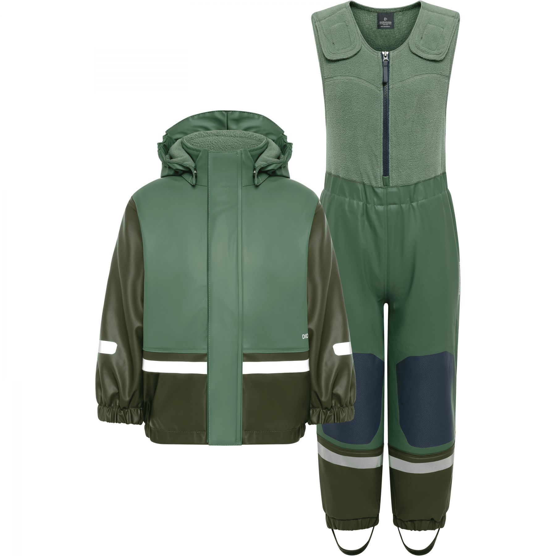 Didriksons Boardman Kids' Set Galon Dark Moss - 130