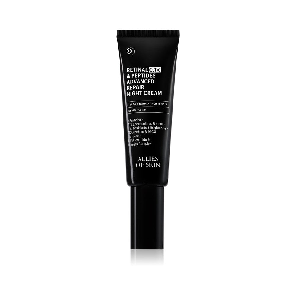 Allies of Skin 0,1 % Retinal & Peptides Advanced Repair Revitalizing Night Cream 48 ml