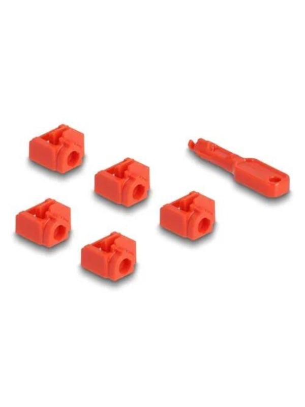 DeLOCK RJ45 Port Blocker Set for RJ45 jack 10 pieces