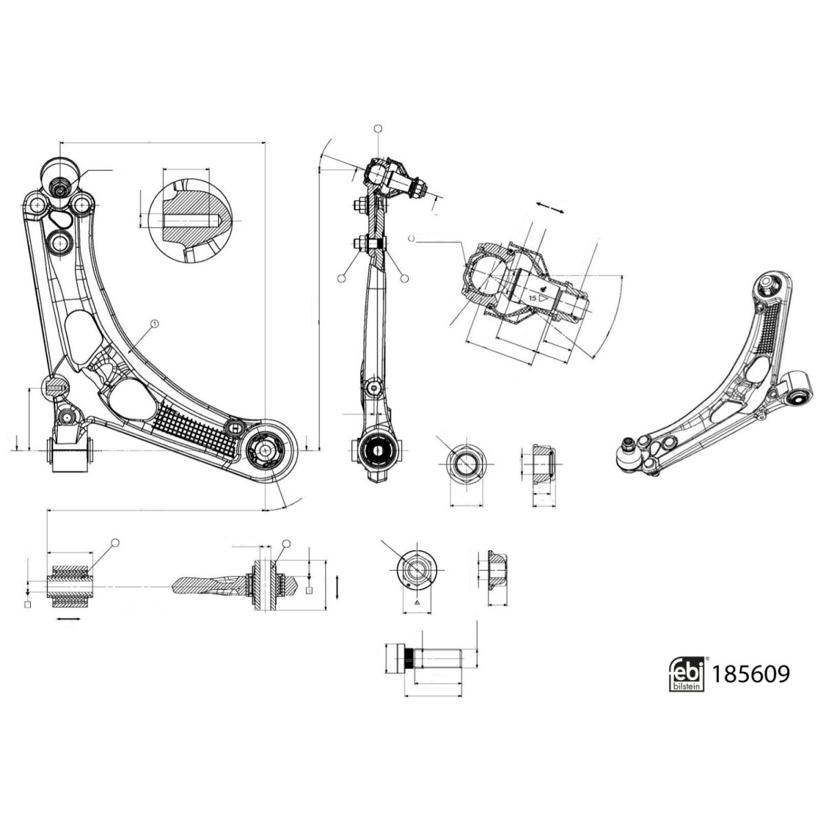 Tukivarsi FEBI BILSTEIN 185609