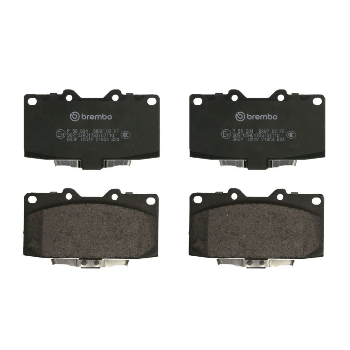 Jarrupalat, levyjarru BREMBO P 56 034