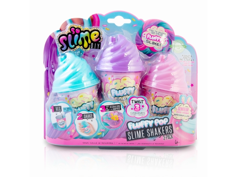 So Slime Slime Shaker Fluffy 3-Pack